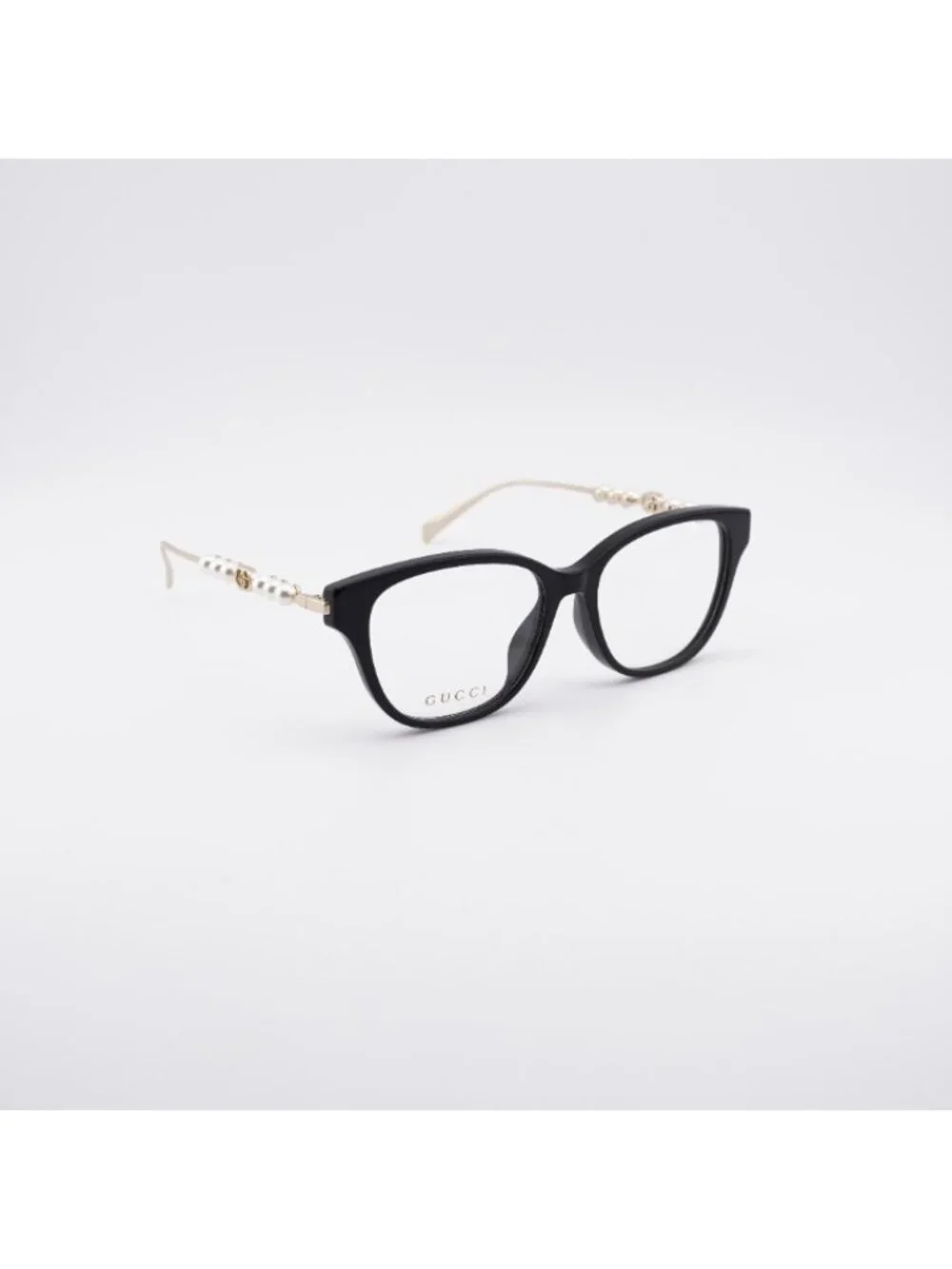 Gucci GG1972OA 001 Eyeglasses Black / Gold 54mm Square Frame